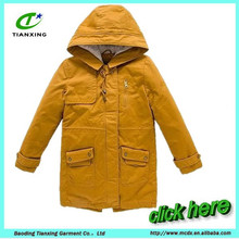 горячие продажи зима теплая пальто женщин куртка с стеганые